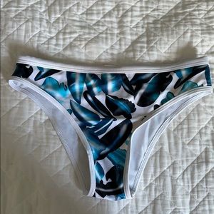 Palm Print Swim Bottoms